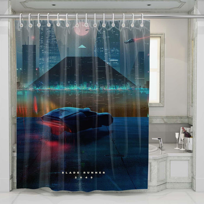 blade runner 2049 shower curtains