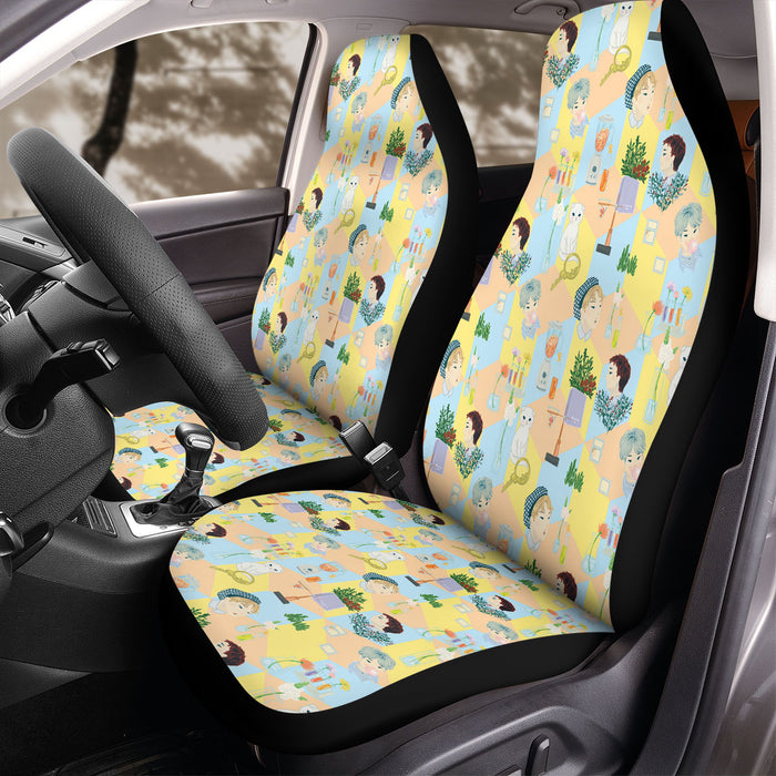 blooming day exo sehun Car Seat Covers