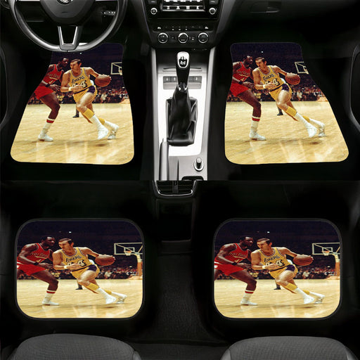 big match between lakers vs portland Car floor mats Universal fit