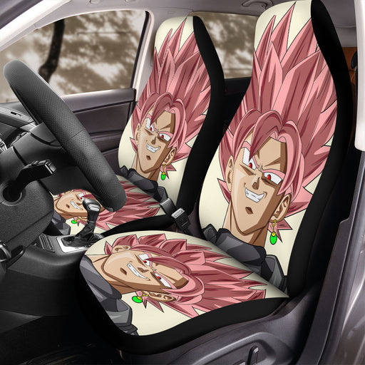 black goku pink hair evil hypebeast Car Seat Covers