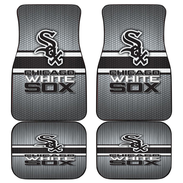 CHICAGO WHITE SOX CARBON Car floor mats Universal fit