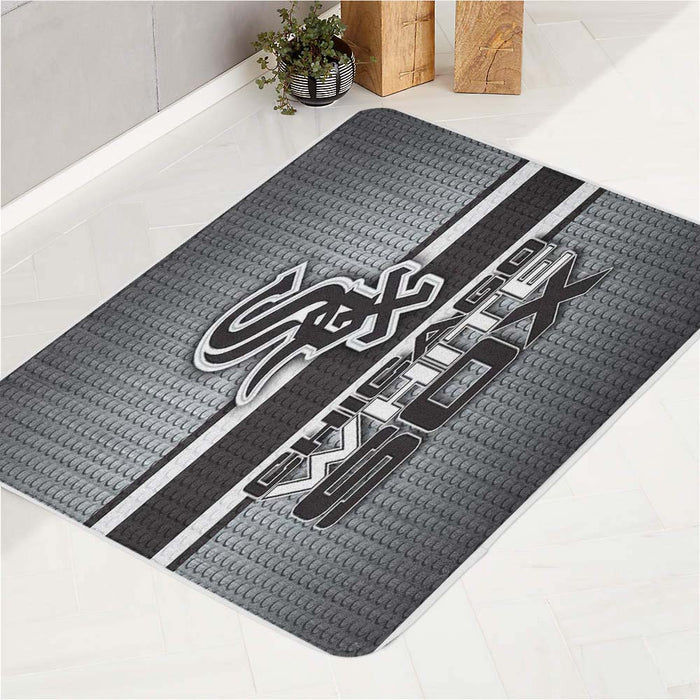 CHICAGO WHITE SOX CARBON bath rugs