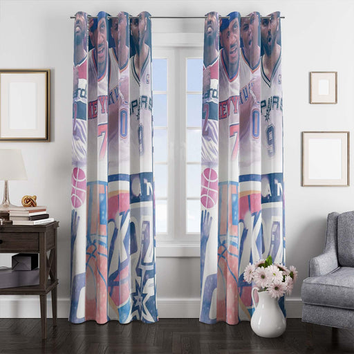 big player nba window Curtain