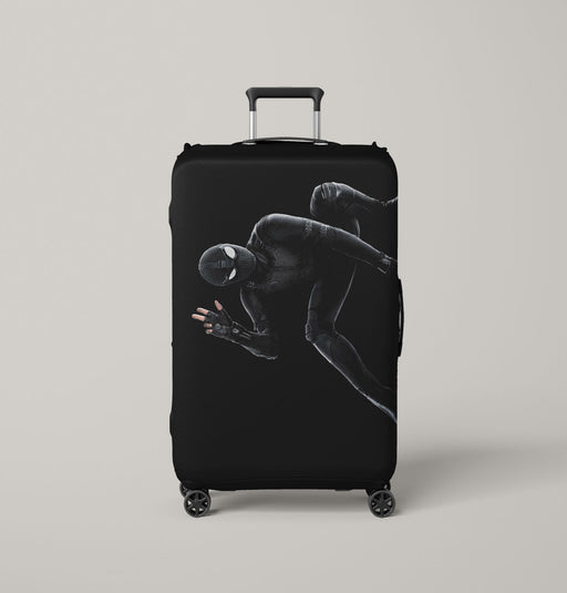 black suit spiderman far from home Luggage Covers | Suitcase