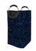 blue cross abstract pattern Laundry Hamper | Laundry Basket