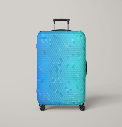 blue fibre arena of pokemon Luggage Cover | suitcase