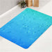 blue fibre arena of pokemon bath rugs