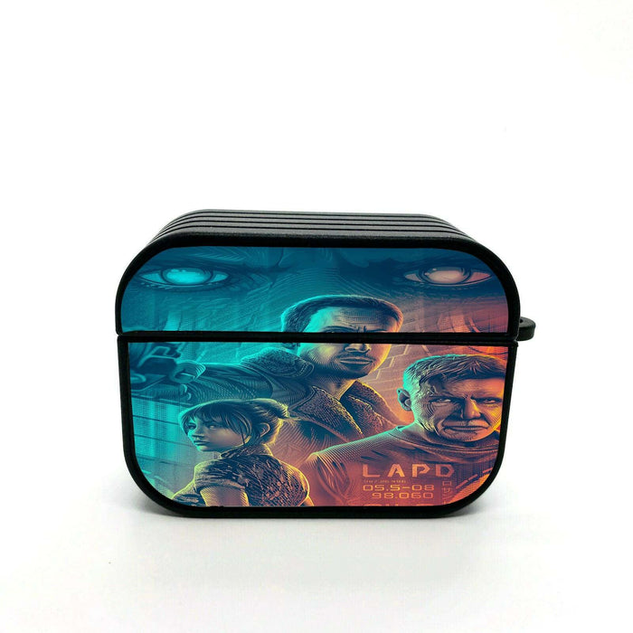 blade runner film blue and red airpods case