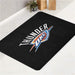 black thunder okc logo bath rugs