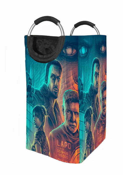 blade runner film blue and red Laundry Hamper | Laundry Basket