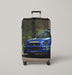 big team subaru car racing Luggage Covers | Suitcase