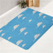 blue sky white cloud from toy story bath rugs