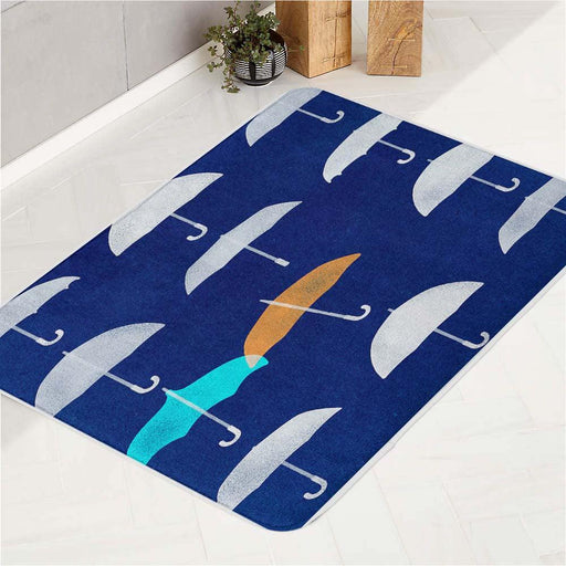 blue umbrella walt disney animation bath rugs