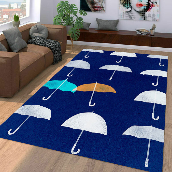 blue umbrella walt disney animation Living room carpet rugs