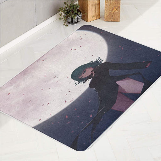 blast one punch man in the night bath rugs