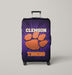 clemson tigers 2 Luggage Cover | suitcase