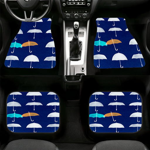 blue umbrella walt disney animation Car floor mats Universal fit