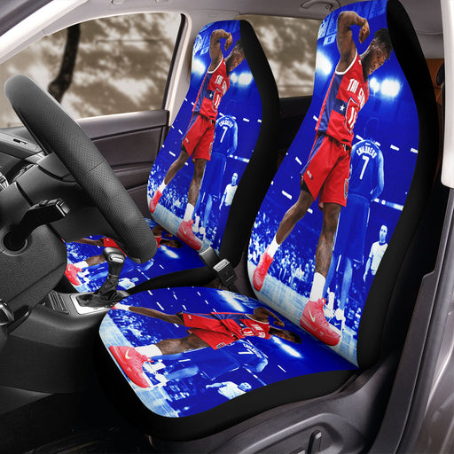 big three basketball player team nba Car Seat Covers