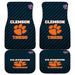 Clemson Tigers Blue Carbon Car floor mats Universal fit