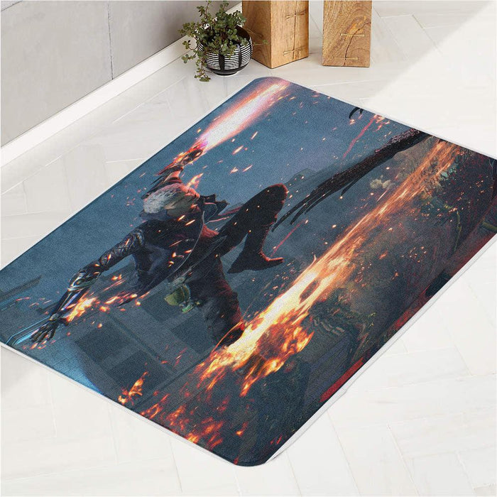 bloody fired fight dmc bath rugs