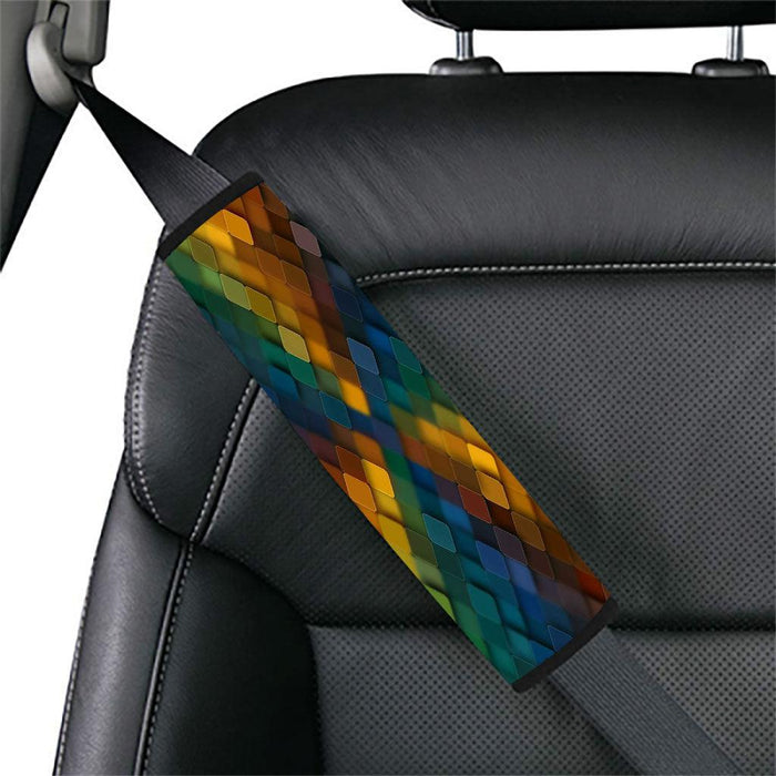 blurry color scheme pattern Car seat belt cover