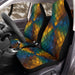 blurry color scheme pattern Car Seat Covers