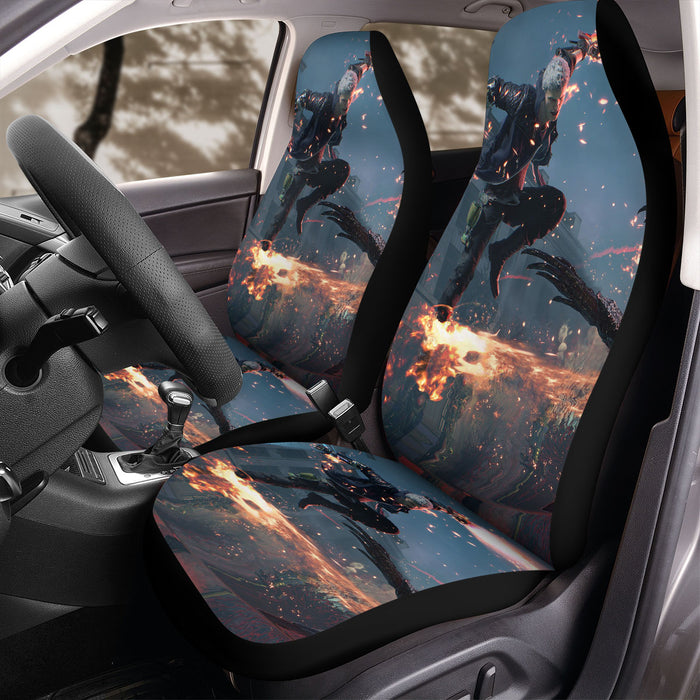 bloody fired fight dmc Car Seat Covers