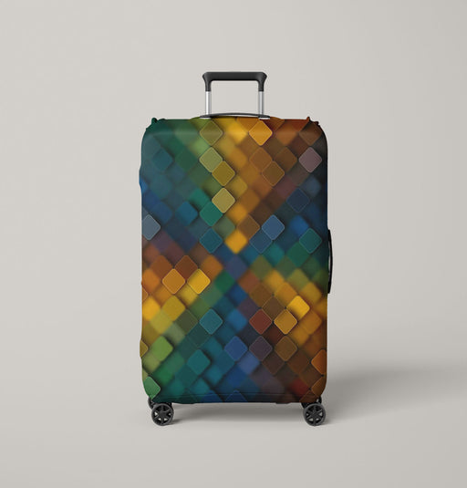 blurry color scheme pattern Luggage Cover | suitcase