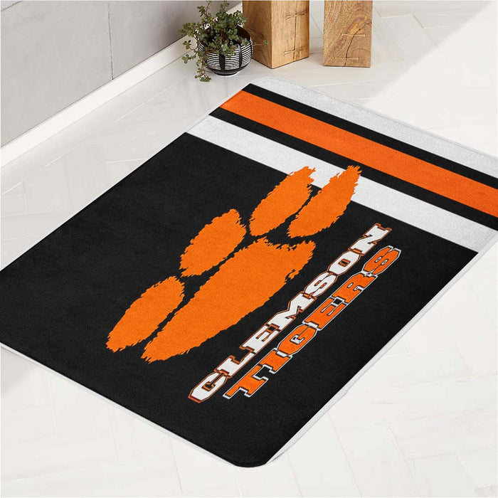 CLEMSON TIGERS FOOTBALL bath rugs