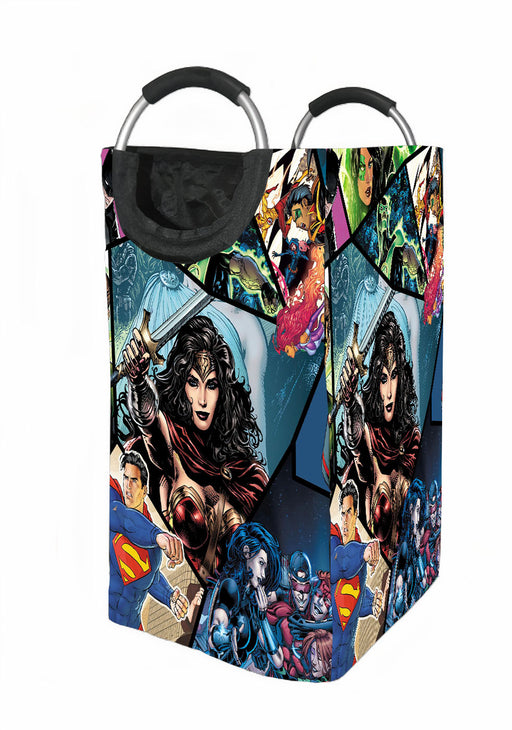 blocking dc comics justice league Laundry Hamper | Laundry Basket