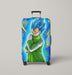 blue broly vegeta dragon ball Luggage Covers | Suitcase