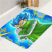 blue broly vegeta dragon ball bath rugs