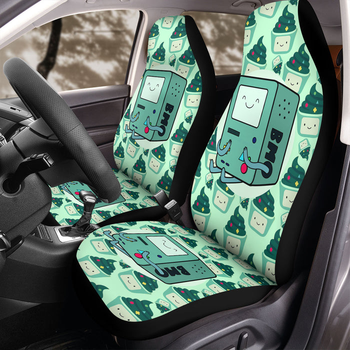 bmo as robot and cake adventure time Car Seat Covers