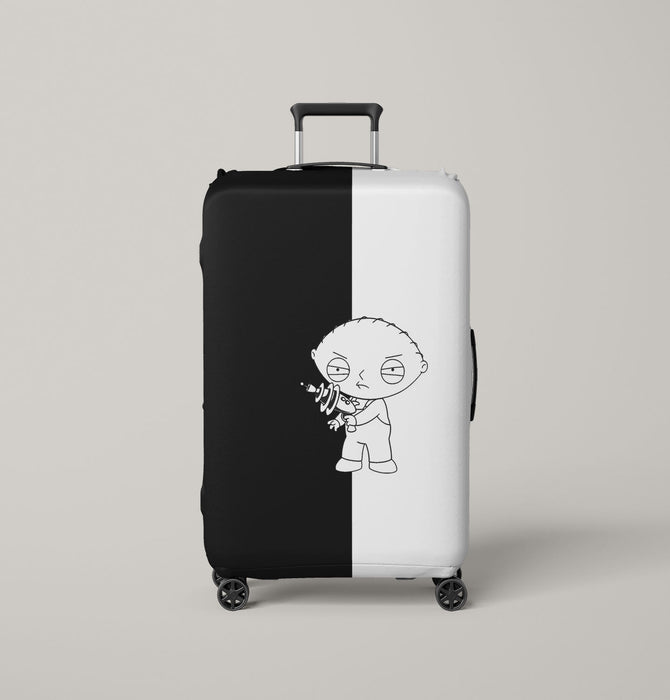 black and white family guy baby Luggage Covers | Suitcase