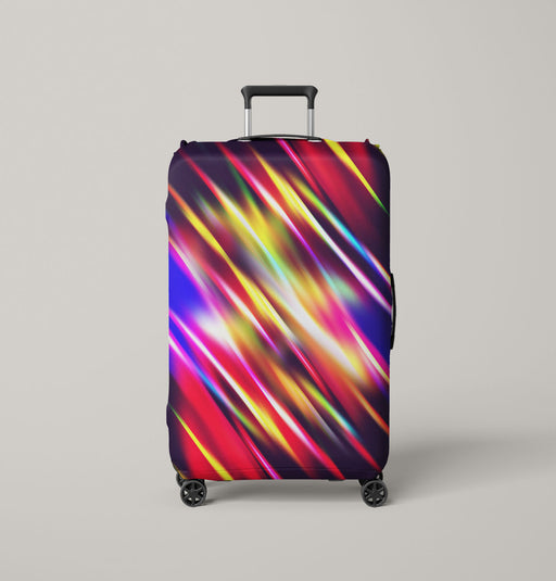 bokeh of colorful lights Luggage Cover | suitcase