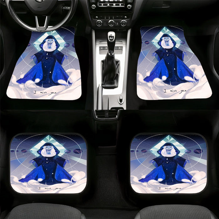 blue diamond i miss you Car floor mats Universal fit