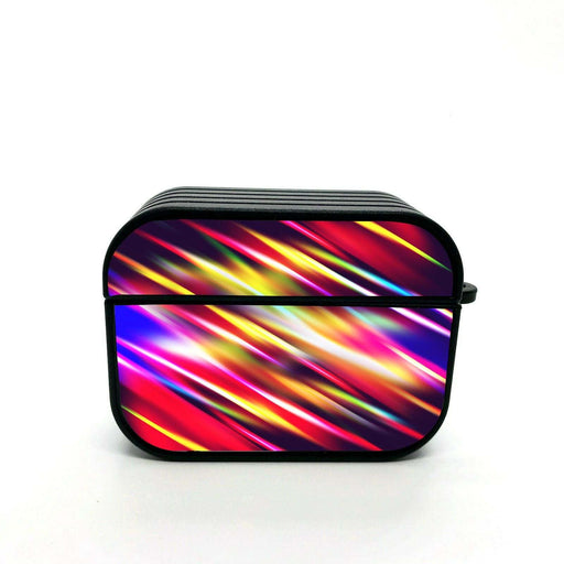 bokeh of colorful lights airpods case