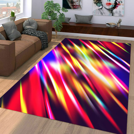 bokeh of colorful lights Living room carpet rugs