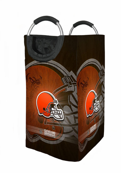 cleveland browns nfl logo 2 Laundry Hamper | Laundry Basket