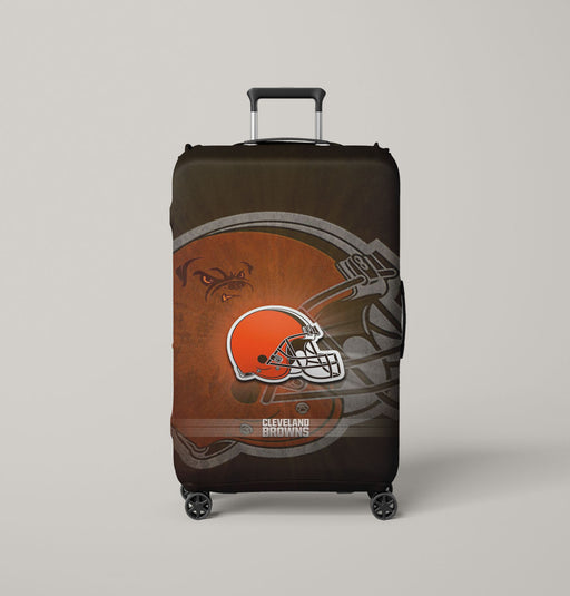 cleveland browns nfl logo 2 Luggage Cover | suitcase