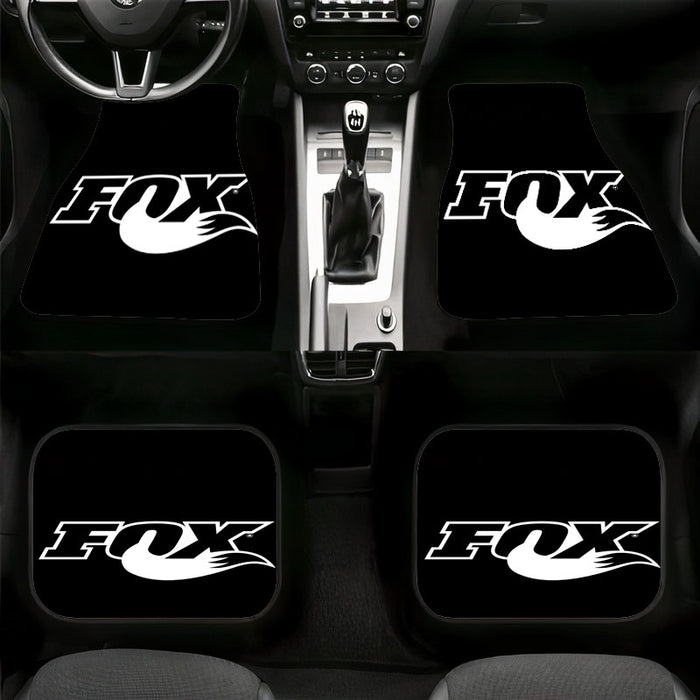 black fox racing outline Car floor mats Universal fit