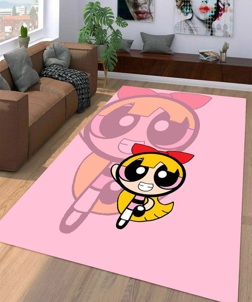 blossom the powerpuff girls Living room carpet rugs