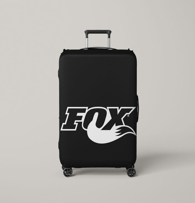 black fox racing outline Luggage Covers | Suitcase