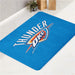 blue sky thunder okc logo bath rugs