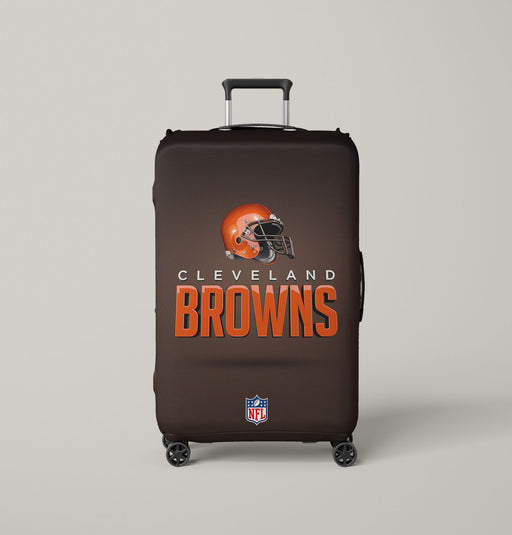 cleveland browns nfl logo 3 Luggage Cover | suitcase