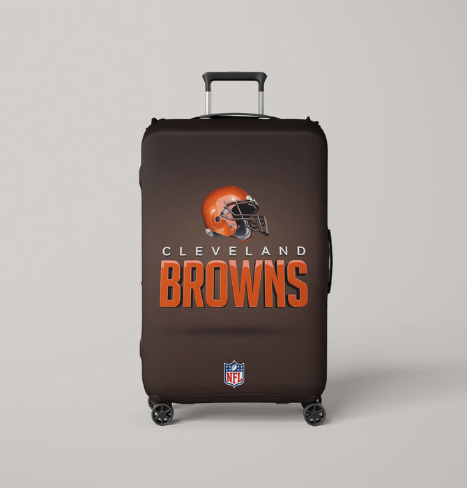 cleveland browns nfl logo 3 Luggage Cover | suitcase