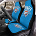 blue sky thunder okc logo Car Seat Covers