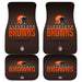 cleveland browns nfl logo 3 Car floor mats Universal fit