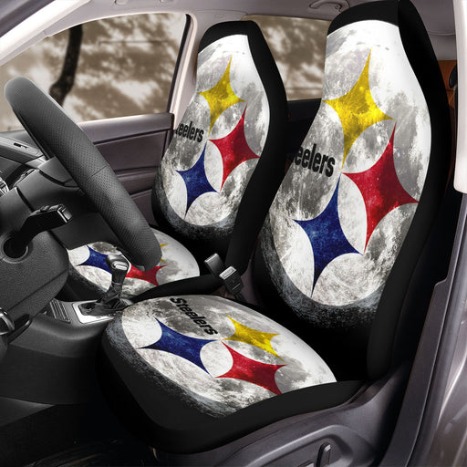 black moon steelers universe Car Seat Covers