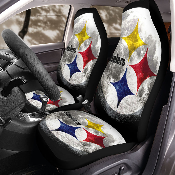 black moon steelers universe Car Seat Covers